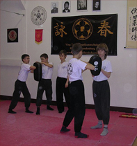 Kindergruppe beim Training